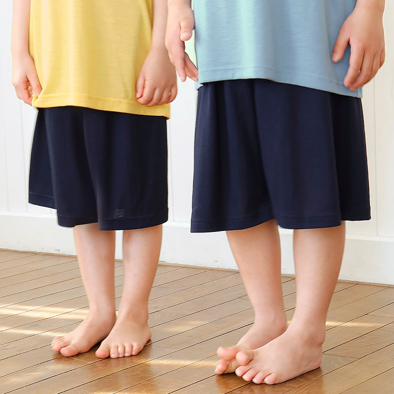 接触冷感 パジャマ Tシャツ＆ハーフパンツ【GrinLab グリンラボ】｜110-160cm