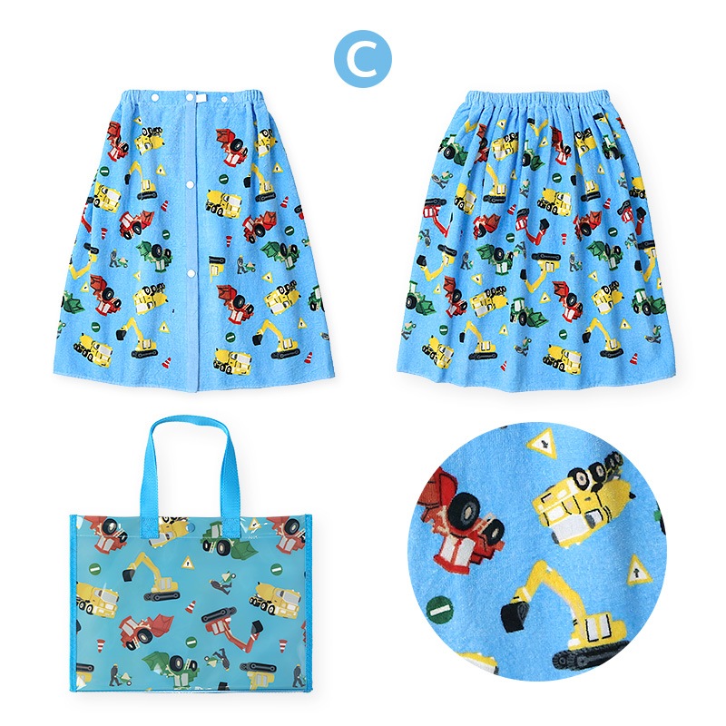 【送料無料】 ラップタオル 60cm プールバッグ 2点セット スイムセット キッズ 男の子 子供 ボーイズ 巻きタオル プールタオル 60cm x 120cm スイムバッグ A4サイズ スイミングバッグ ビニールバッグ 水遊び 海 川 夏 温泉 海水浴 アウトドア プール バスタオル スイミング