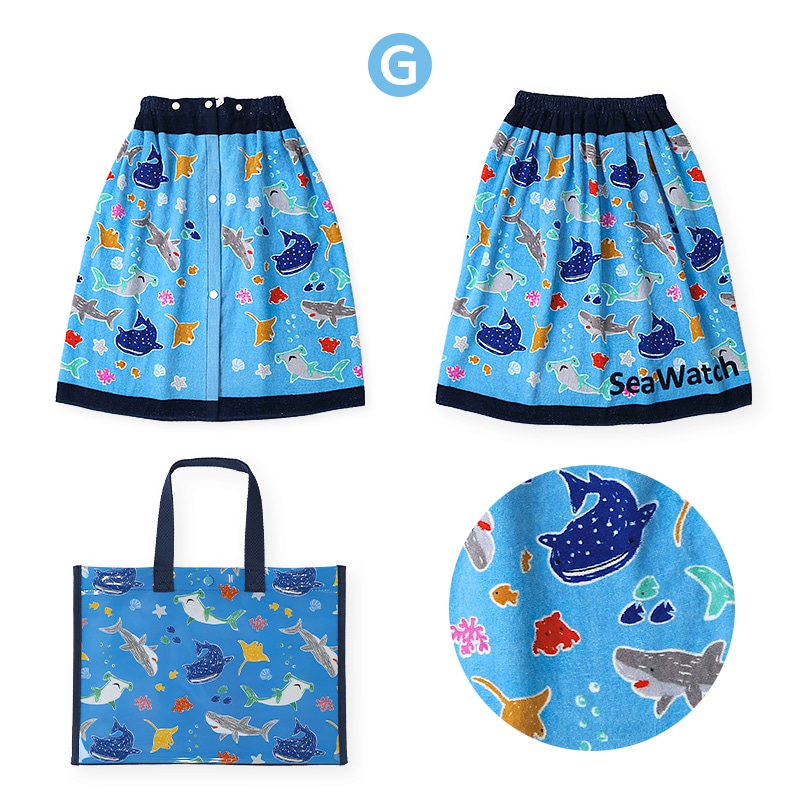 【送料無料】 ラップタオル 60cm プールバッグ 2点セット スイムセット キッズ 男の子 子供 ボーイズ 巻きタオル プールタオル 60cm x 120cm スイムバッグ A4サイズ スイミングバッグ ビニールバッグ 水遊び 海 川 夏 温泉 海水浴 アウトドア プール バスタオル スイミング