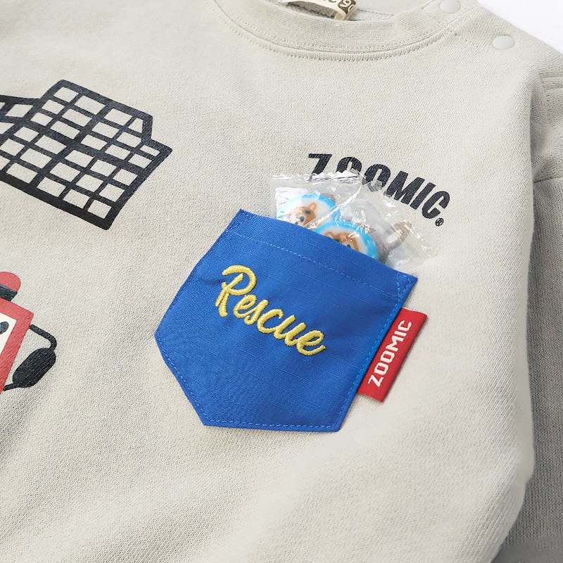 ポケット付きレスキュートレーナー【ZOOMICズーミック】