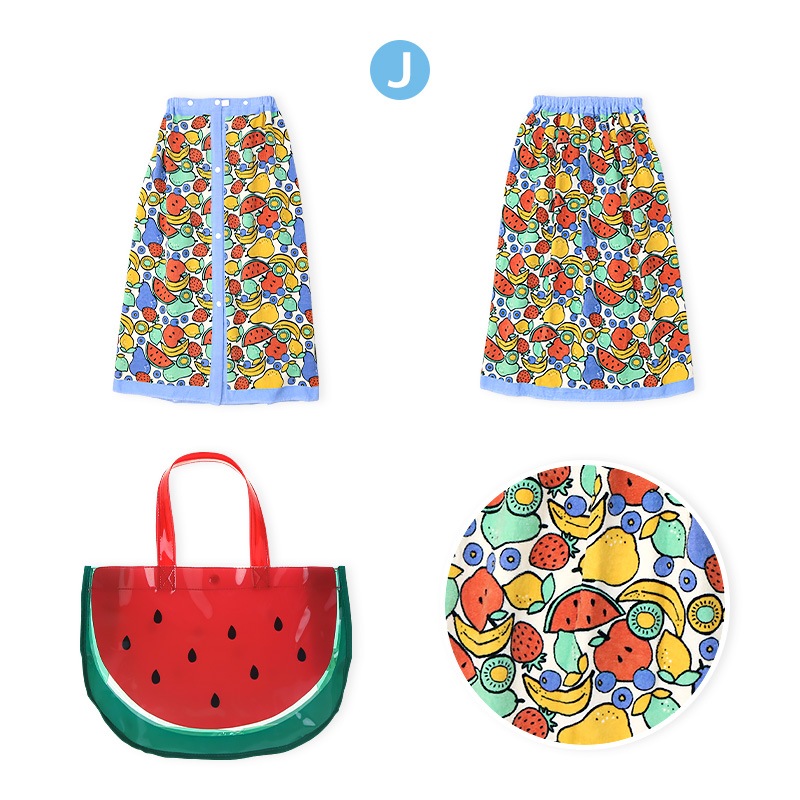 【送料無料】 ラップタオル 80cm プールバッグ 2点セット スイムセット キッズ 女の子 子供 ガールズ 巻きタオル プールタオル 80cm x 120cm スイムバッグ A4サイズ スイミングバッグ ビニールバッグ 水遊び 海 川 夏 温泉 海水浴 アウトドア プール バスタオル スイミング