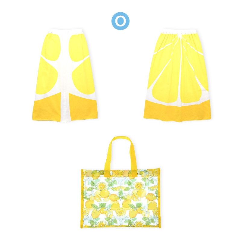 送料無料】 ラップタオル 80cm プールバッグ 2点セット スイムセット