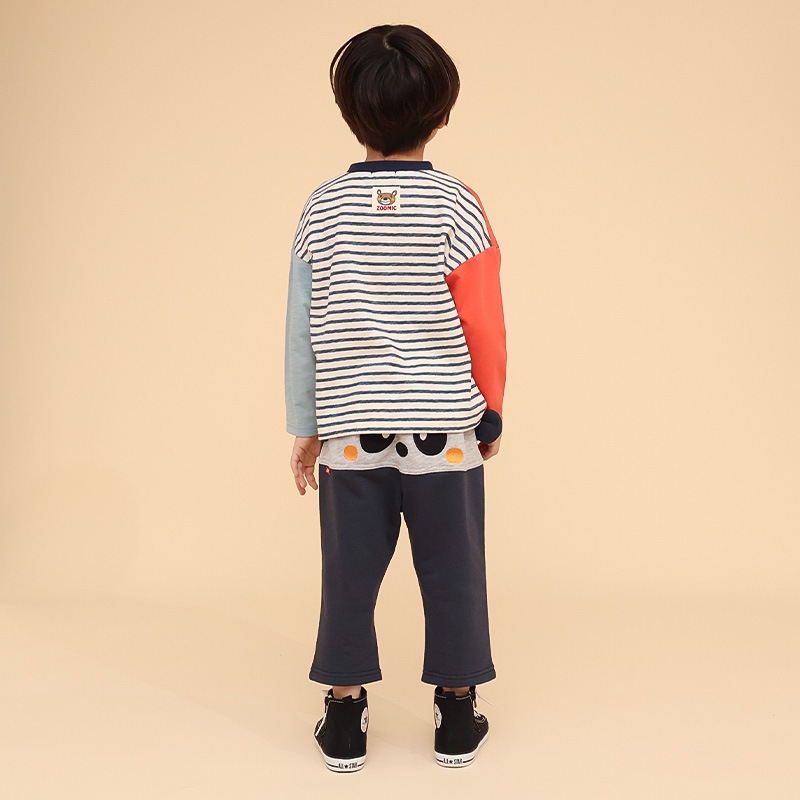 素材MIXリメイク風プリントTシャツ【ZOOMICズーミック】