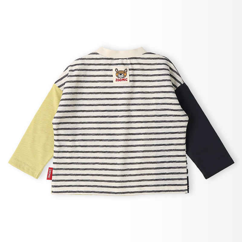 素材MIXリメイク風プリントTシャツ【ZOOMICズーミック】