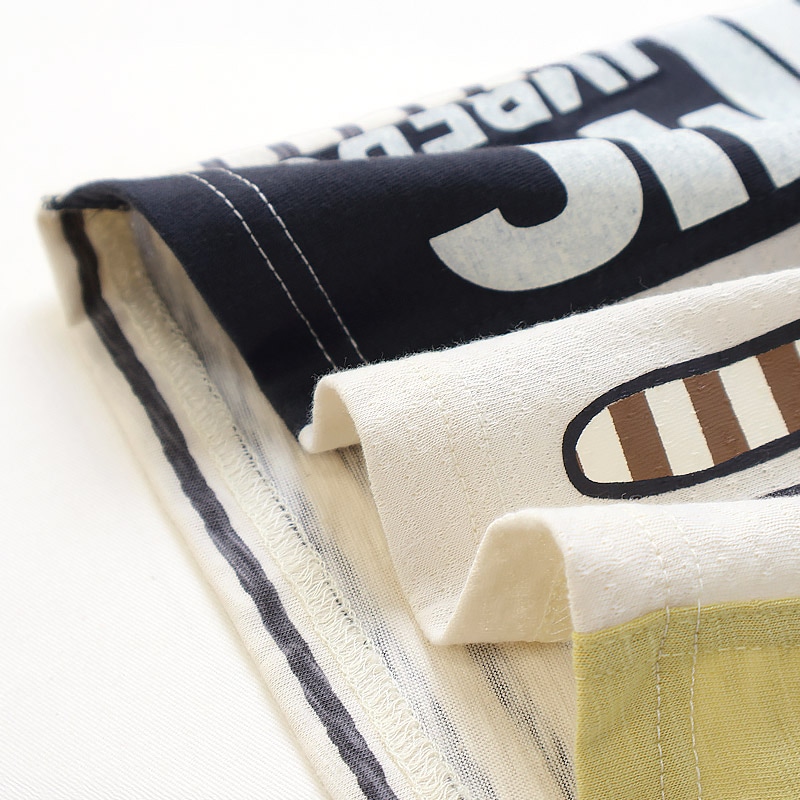 素材MIXリメイク風プリントTシャツ【ZOOMICズーミック】