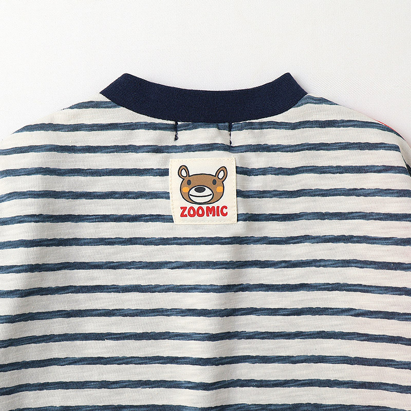 素材MIXリメイク風プリントTシャツ【ZOOMICズーミック】