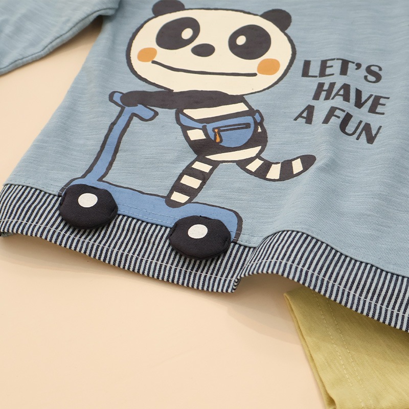 スクータープリント長袖Tシャツ【ZOOMICズーミック】