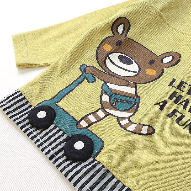 スクータープリント長袖Tシャツ【ZOOMICズーミック】