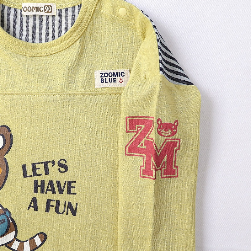 スクータープリント長袖Tシャツ【ZOOMICズーミック】