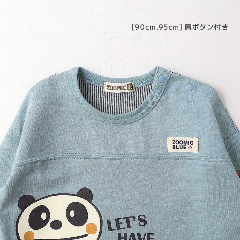 スクータープリント長袖Tシャツ【ZOOMICズーミック】