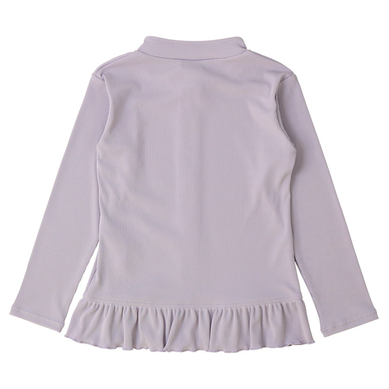 UVカット フリル 長袖ラッシュガード｜100-130cm