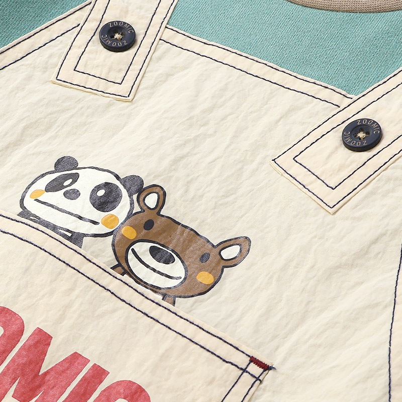 エプロン重ね着風トレーナー【ZOOMICズーミック】