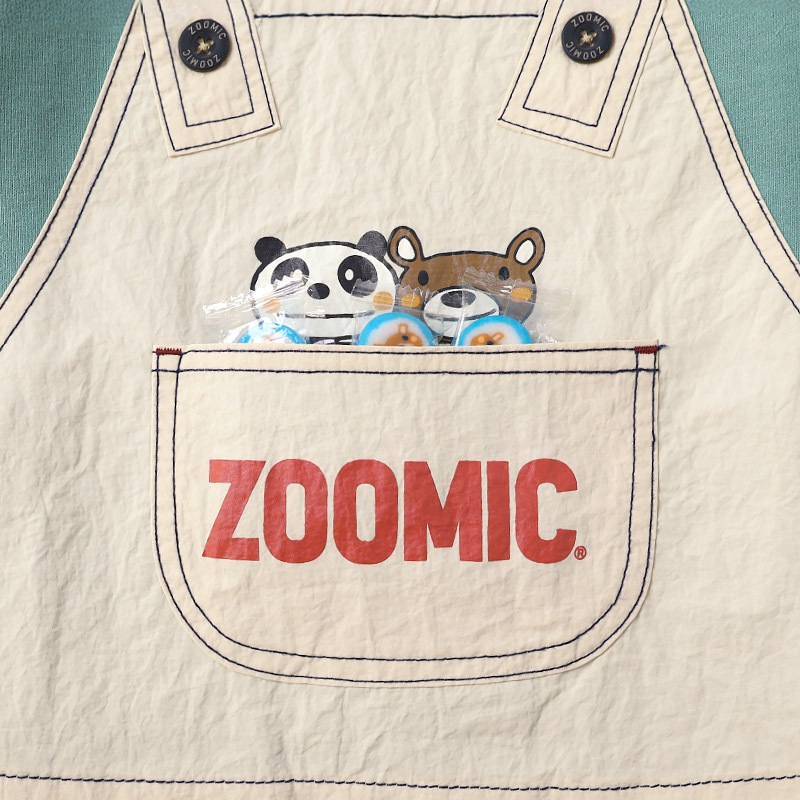 エプロン重ね着風トレーナー【ZOOMICズーミック】