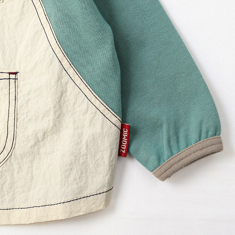 エプロン重ね着風トレーナー【ZOOMICズーミック】