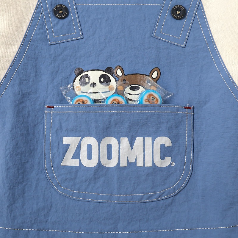 エプロン重ね着風トレーナー【ZOOMICズーミック】