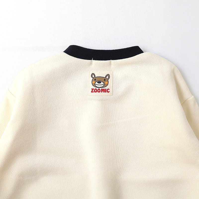 エプロン重ね着風トレーナー【ZOOMICズーミック】