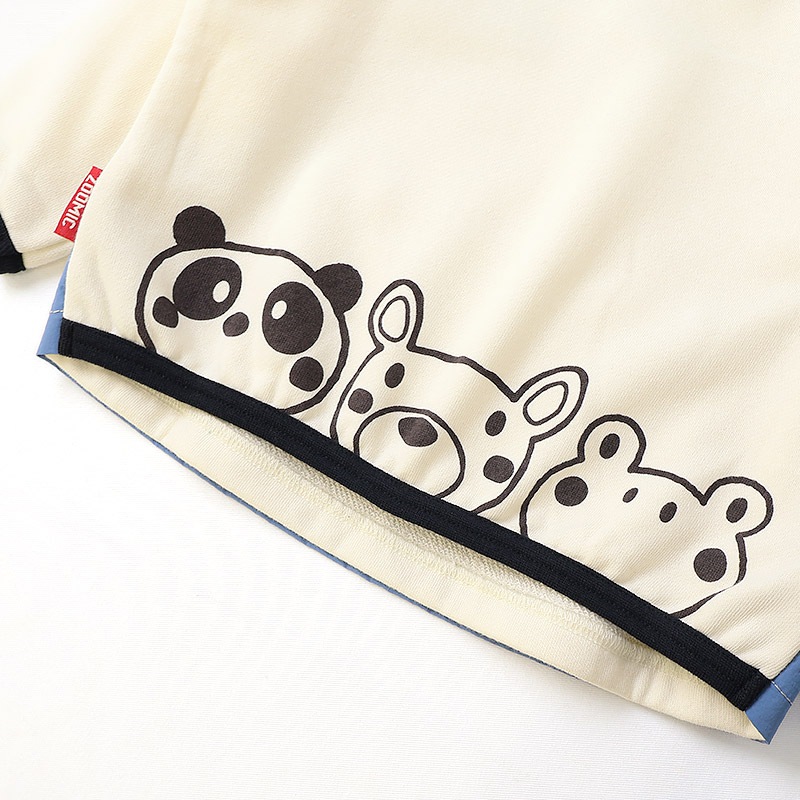 エプロン重ね着風トレーナー【ZOOMICズーミック】