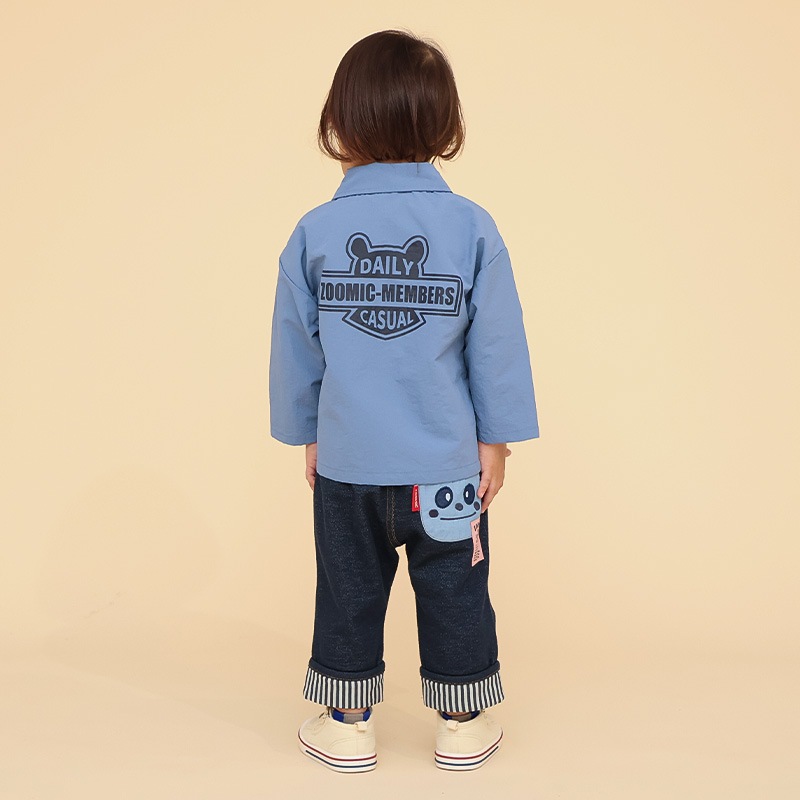 アップリケ刺繍コーチジャケット【ZOOMICズーミック】