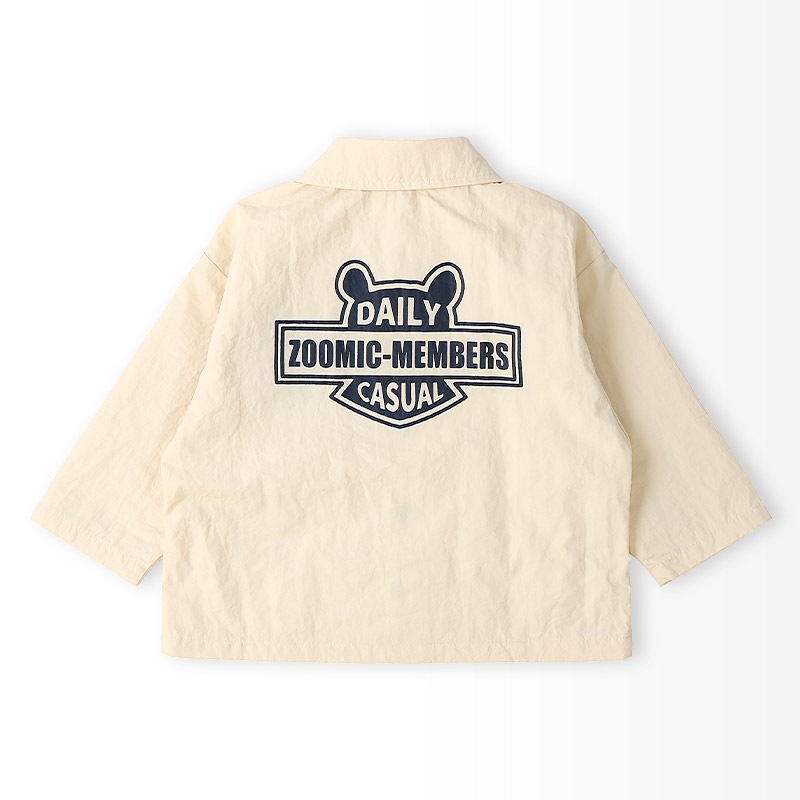 アップリケ刺繍コーチジャケット【ZOOMICズーミック】