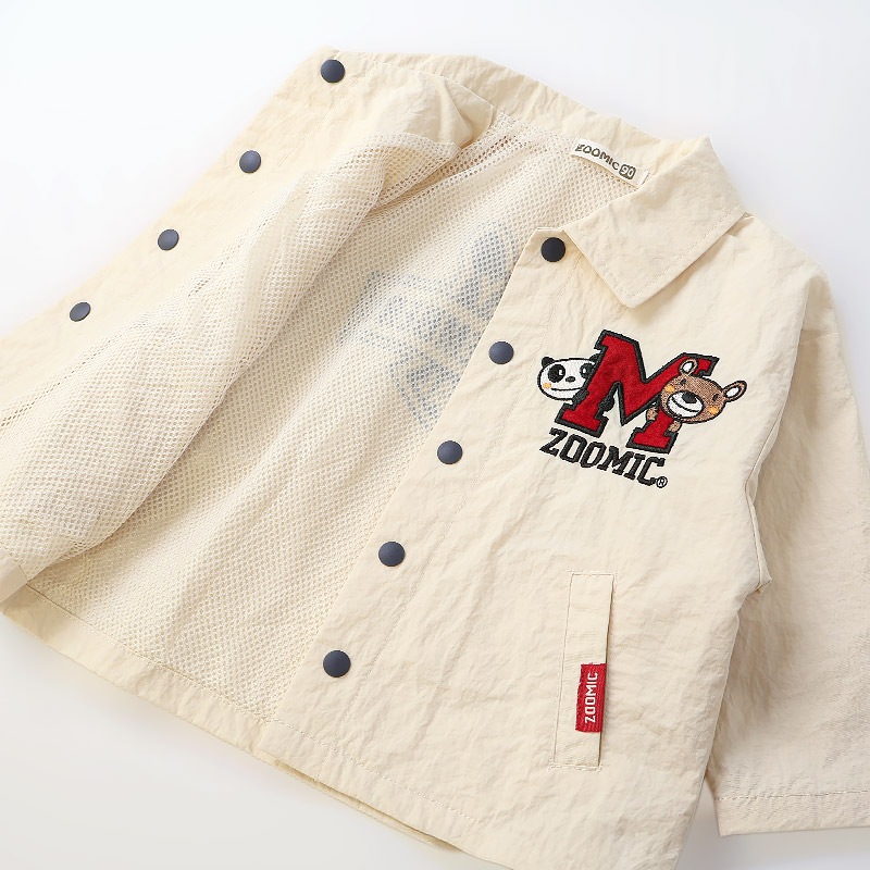 アップリケ刺繍コーチジャケット【ZOOMICズーミック】