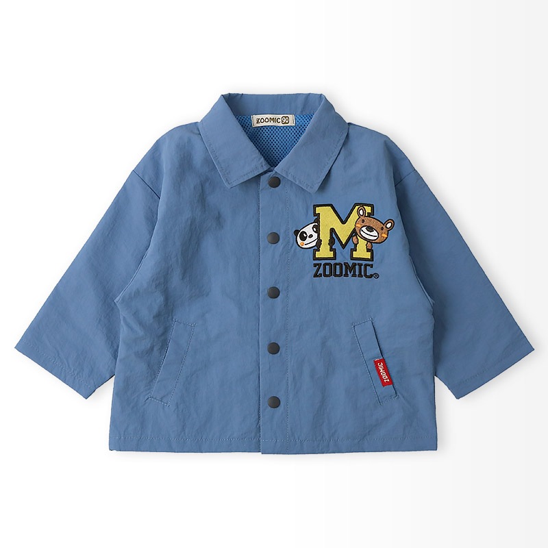 アップリケ刺繍コーチジャケット【ZOOMICズーミック】