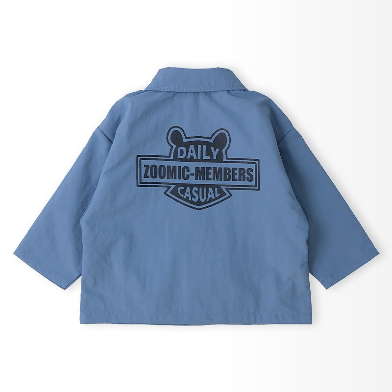 アップリケ刺繍コーチジャケット【ZOOMICズーミック】
