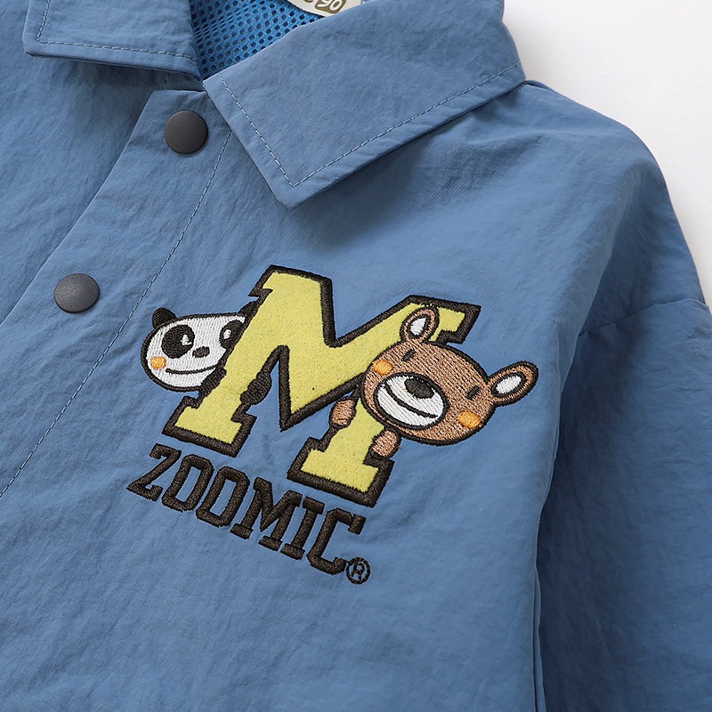 アップリケ刺繍コーチジャケット【ZOOMICズーミック】