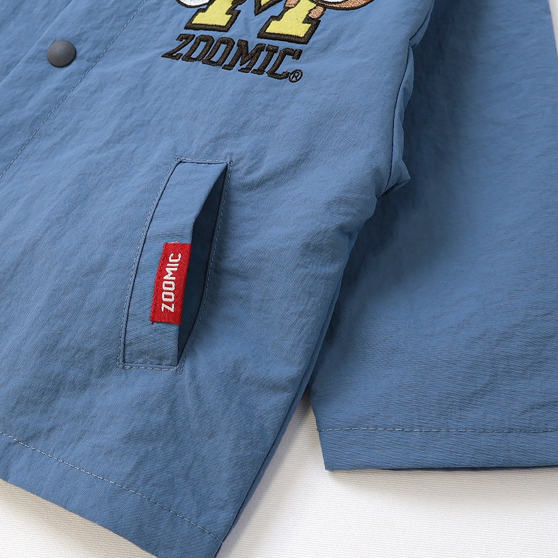 アップリケ刺繍コーチジャケット【ZOOMICズーミック】