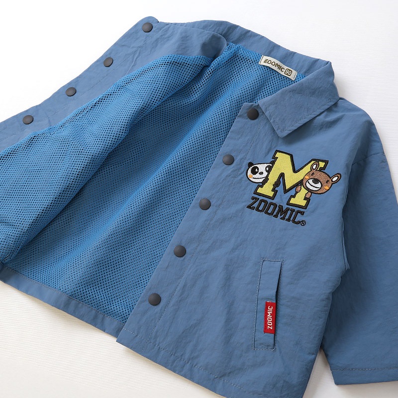 アップリケ刺繍コーチジャケット【ZOOMICズーミック】