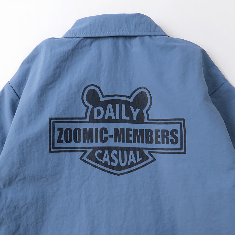 アップリケ刺繍コーチジャケット【ZOOMICズーミック】