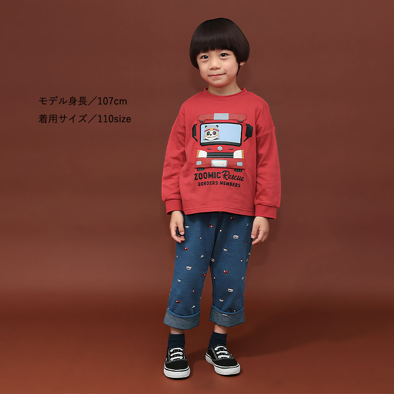 レスキュー総柄7分丈パンツ【ZOOMICズーミック】