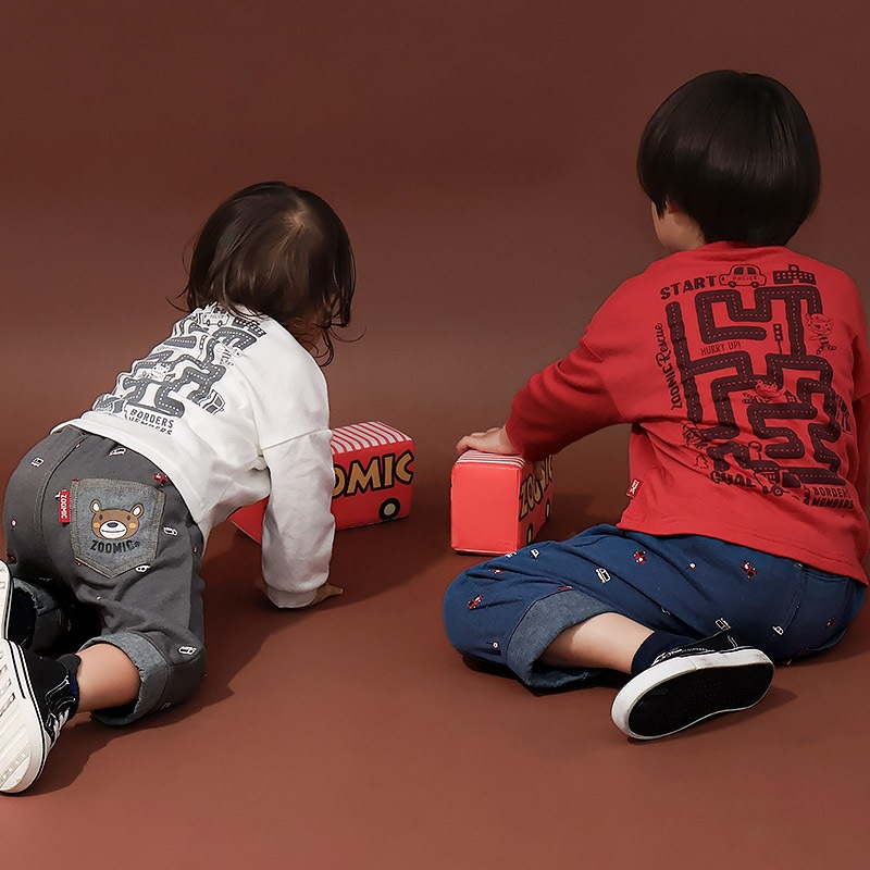 レスキュー総柄7分丈パンツ【ZOOMICズーミック】