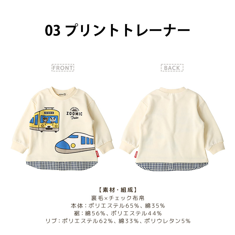 【ご予約受付中】 2026年 キッズ ベビー 新春福袋 6点セット フリースジャケット ロンT 長袖Tシャツ スウェット トレーナー 裏毛 パンツ 保温保冷バッグ 【ZOOMIC ズーミック】 ハッピーバッグ カットソー 新幹線 電車 乗り物 男の子 ボーイズ 80 90 95 100 110 120 130