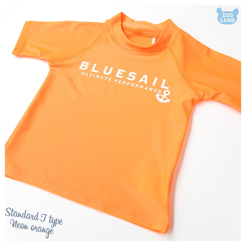 子供 水着 半袖 ラッシュガード ロゴ UV加工 UPF50＋ ( 100-130cm ) シンプル 定番 スクール 子供 キッズ ジュニア 男の子 プール 海水浴 スイミング スクール水着 小学校 子供用 こども 男児 小学生 レジャー 夏 水遊び 100cm 110cm 120cm 130cm 