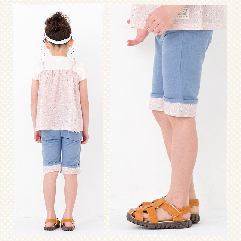 little cotton clothes 花柄パンツ2-3y little cotton clothes