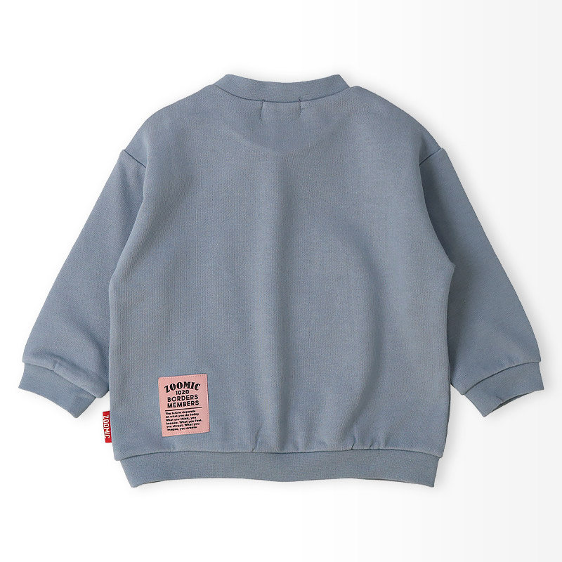 デニムアップリケトレーナー【ZOOMICズーミック】