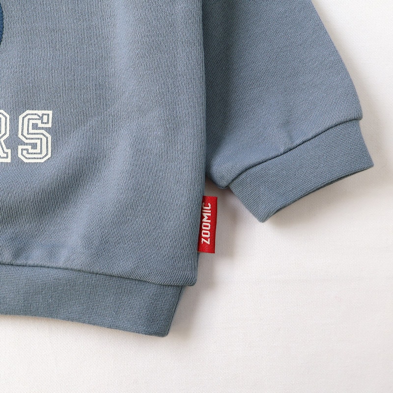 デニムアップリケトレーナー【ZOOMICズーミック】