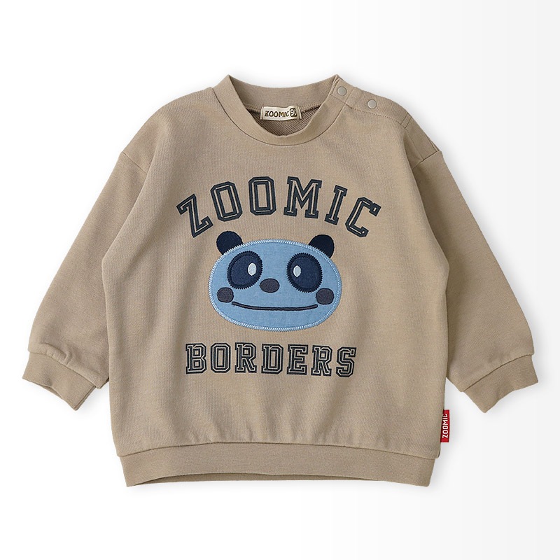 デニムアップリケトレーナー【ZOOMICズーミック】