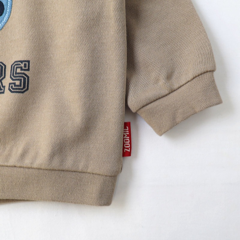 デニムアップリケトレーナー【ZOOMICズーミック】