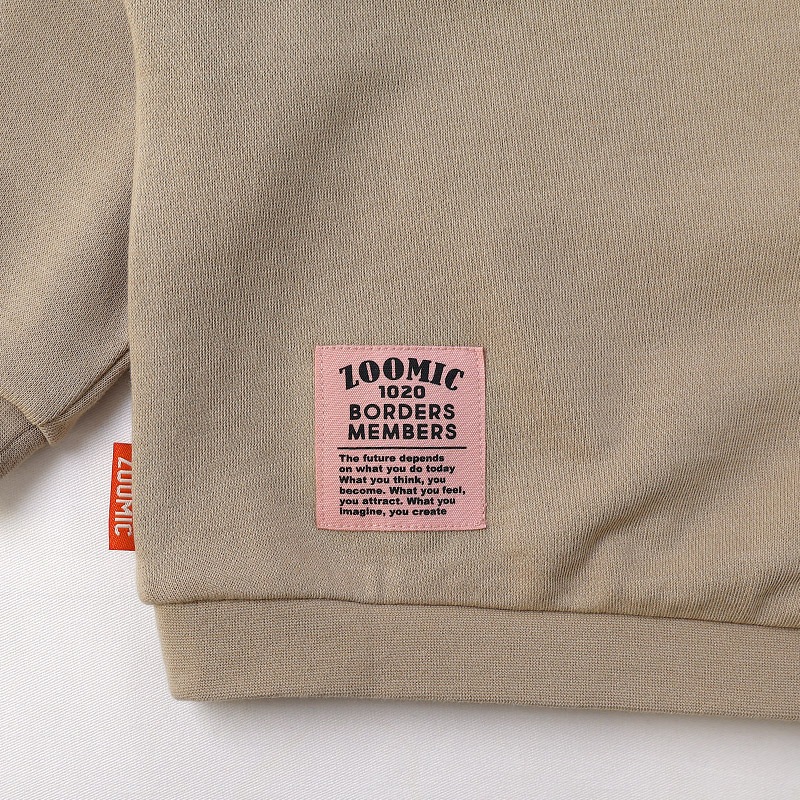 デニムアップリケトレーナー【ZOOMICズーミック】