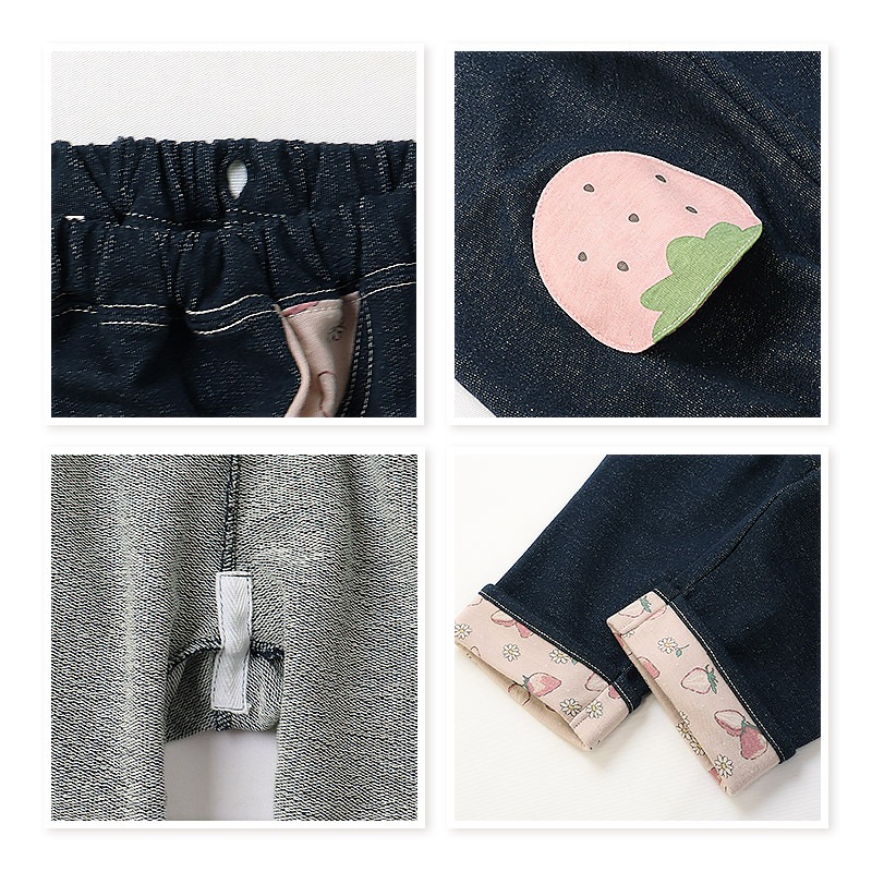 【ご予約受付中】 2026年 キッズ ベビー 新春福袋 6点セット フリースジャケット ロンT 長袖Tシャツ ジャンパースカート ジャンスカ 裏毛 パンツ 保温保冷バッグ 【UZULAND ウズランド】 ハッピーバッグ 苺 いちご フルーツ 女の子 ガールズ 80 90 95 100 110 120 130