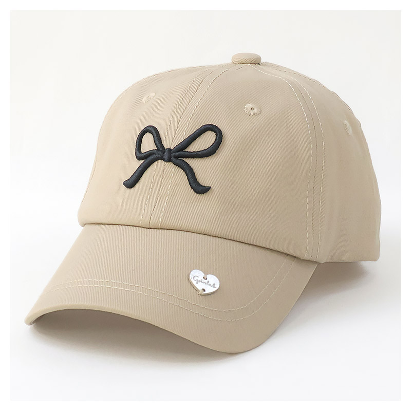 キャップ キッズ 帽子 女の子 子ども 帽子 54cm 【GrinLab グリンラボ】ガールズ リボン 子供 UV対策 子供帽子 チャーム リボン かわいい 熱中症対策 UVカット 紫外線対策 日除け帽子 日よけ 日除け お出かけ 遠足 リンクコーデ 子供服 可愛い ギフト プレゼント