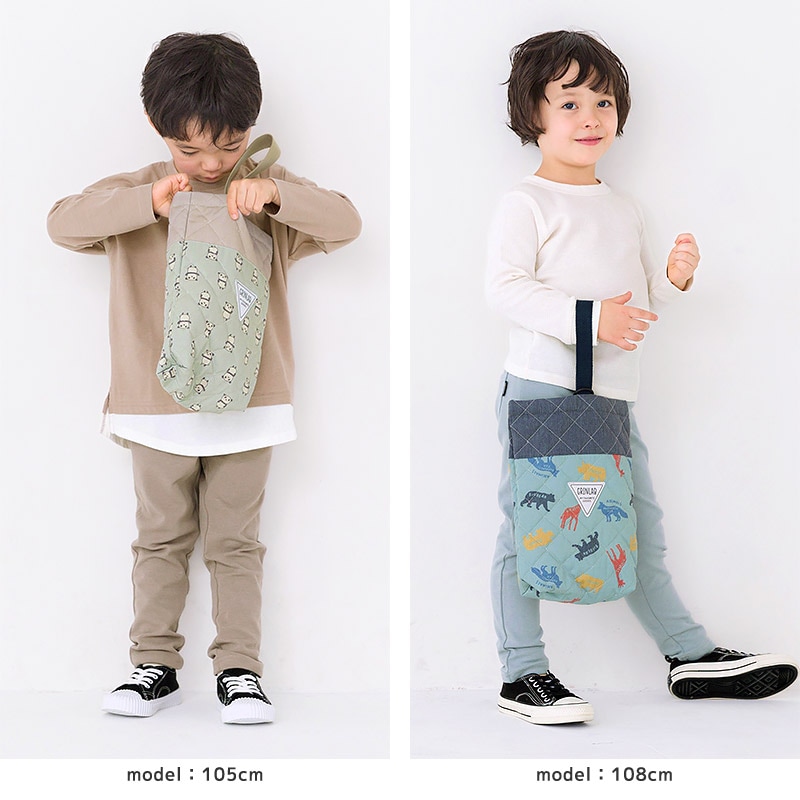 【送料無料】 キルティングシューズバッグ