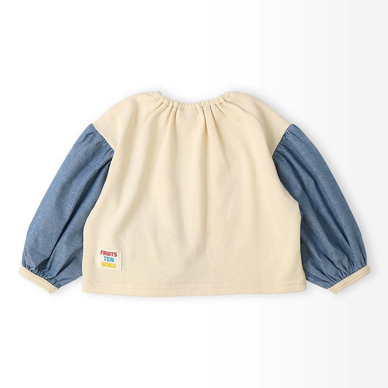 グリーンアップル/イチゴのポシェット風トレーナー【フルーツ天国】