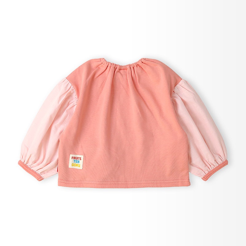 グリーンアップル/イチゴのポシェット風トレーナー【フルーツ天国】