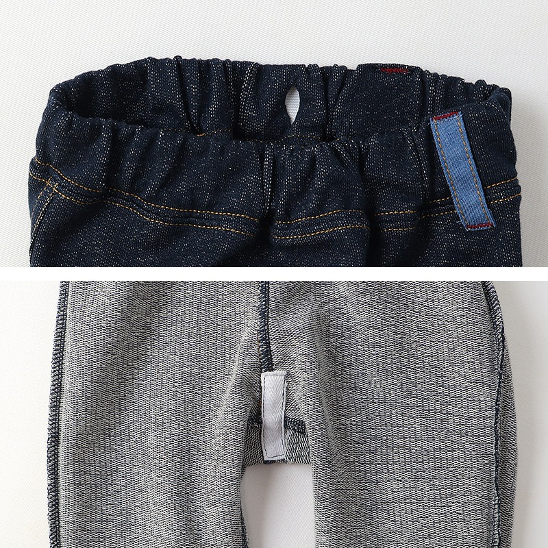 ストライプ折り返し7分丈パンツ【ZOOMICズーミック】