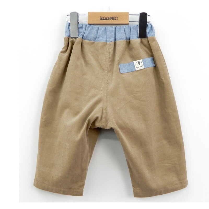 子供服 ボトムス ズードッグ シャツコール７分丈パンツ ( 80-130cm)【ZOODOG】 キッズ ベビー ベビー服 かわいい わんこ ワンちゃん 二次加工 男の子 男子 男児 ブランド ファッション ブランド ファッション