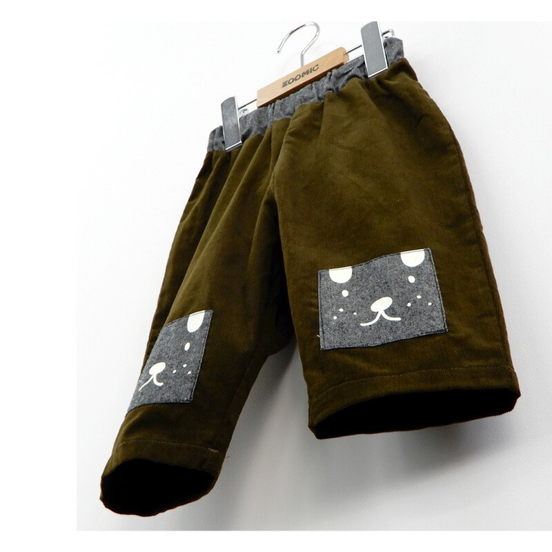 子供服 ボトムス ズードッグ シャツコール７分丈パンツ ( 80-130cm)【ZOODOG】 キッズ ベビー ベビー服 かわいい わんこ ワンちゃん 二次加工 男の子 男子 男児 ブランド ファッション ブランド ファッション