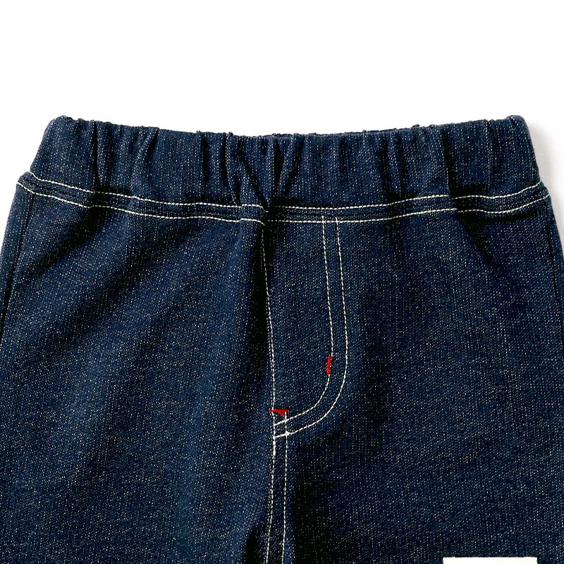 アニマルアップリケ刺繍ロールアップハーフパンツ【ZOOMICズーミック】