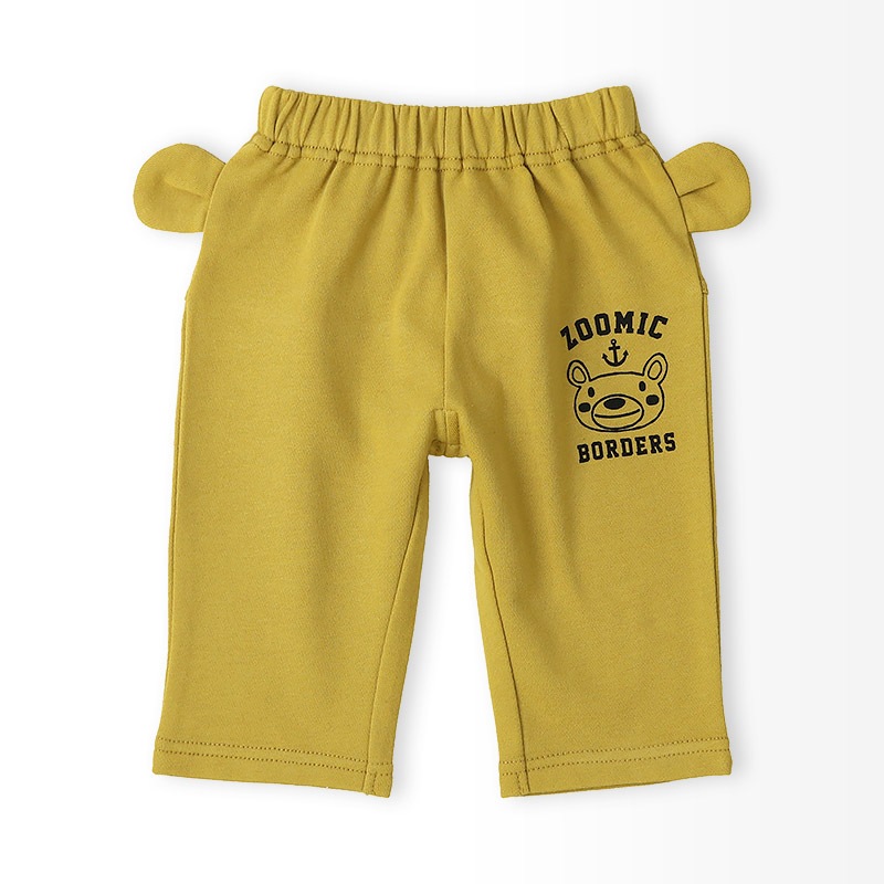 耳付きフェイス刺繍パンツ【ZOOMICズーミック】